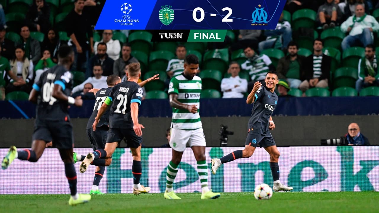 Alexis Sánchez y Marsella ganan en Lisboa y apuntan a Octavos