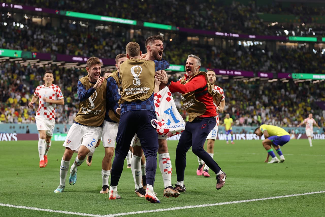 Croacia dio la sorpresa y derrotó 4-2 en penales a Brasil en el Estadio Ciudad de la Educación en los Cuartos de Final del Mundial Qatar 2022.