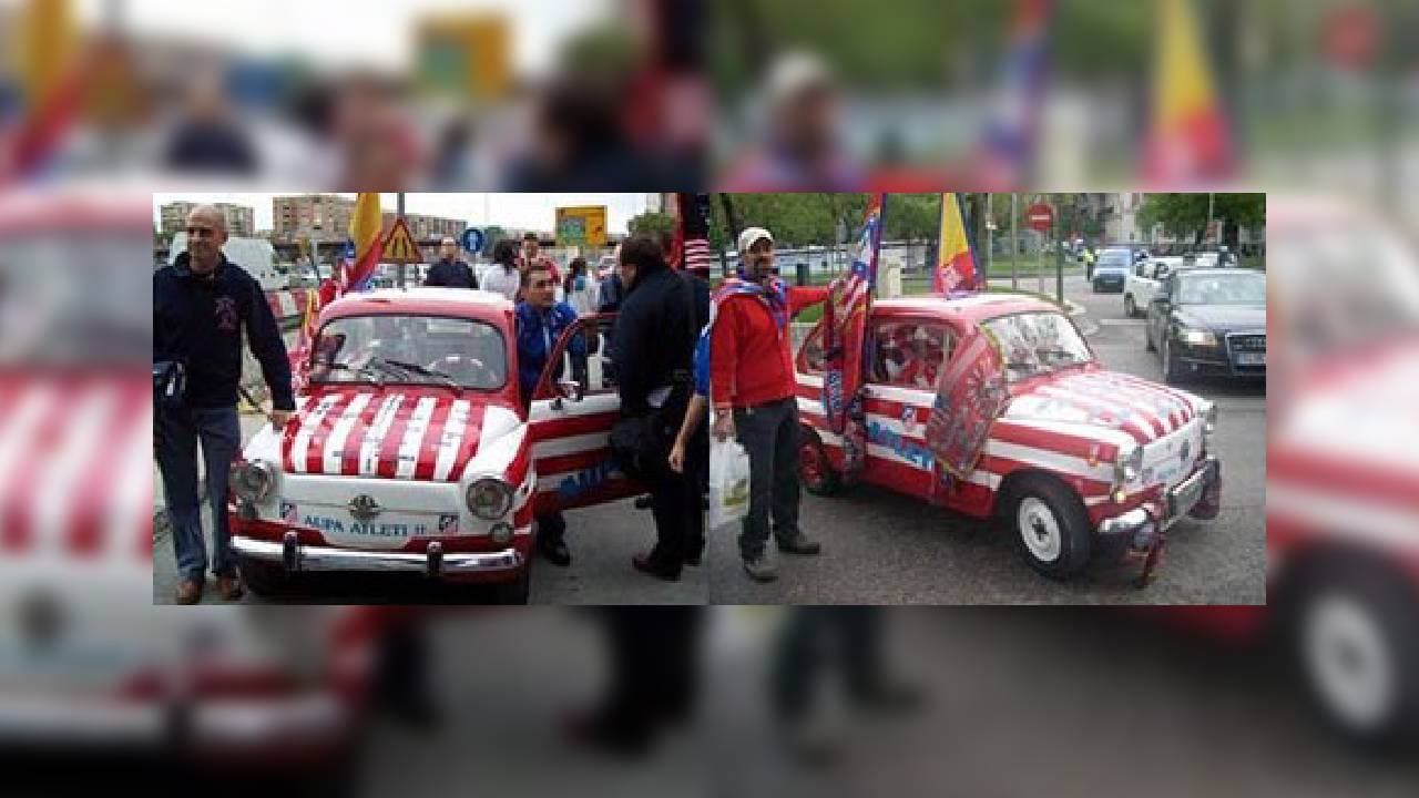 Atlético de Madrid representando al futbol europeo.