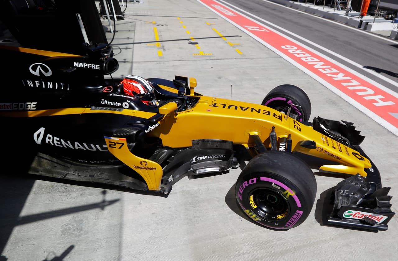 Nico Hulkenberg finalizó la carrera en el octavo lugar, la misma en la que partió en el inicio de la carrera.