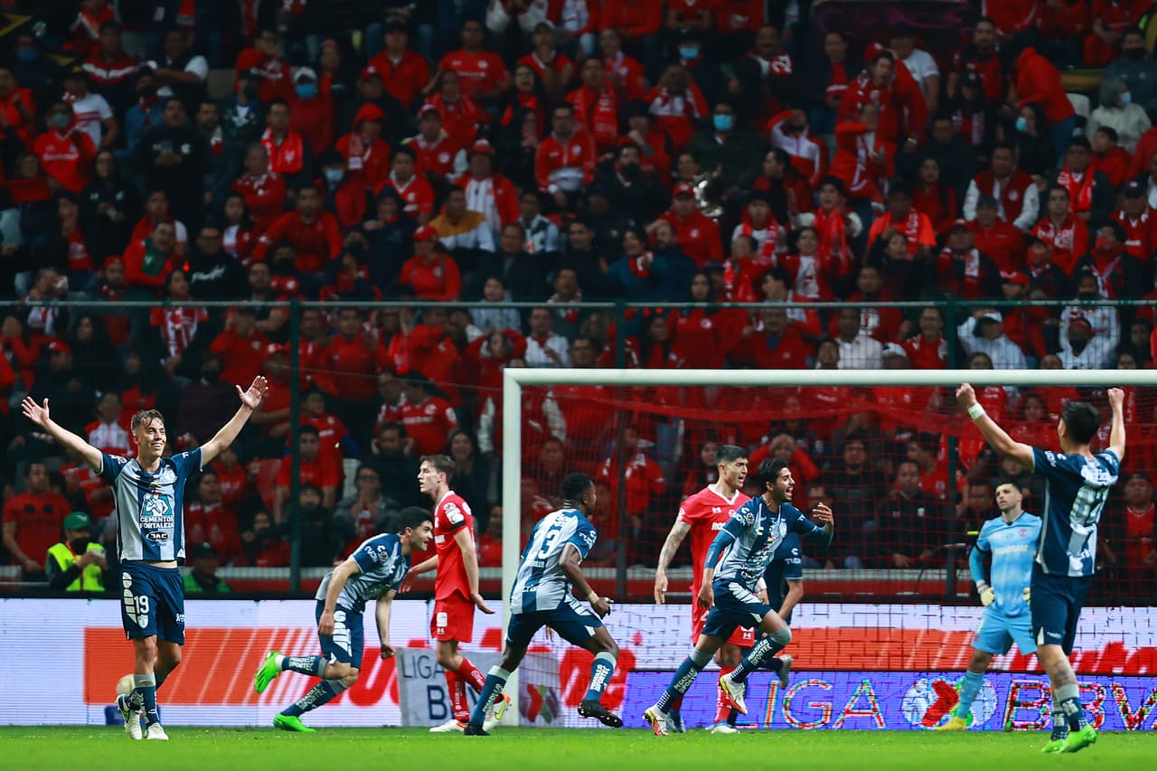 Pachuca goleó al Toluca en el Estadio Nemesio Diez por 1-5 en la Final de ida del Apertura 2022 de la Liga MX.