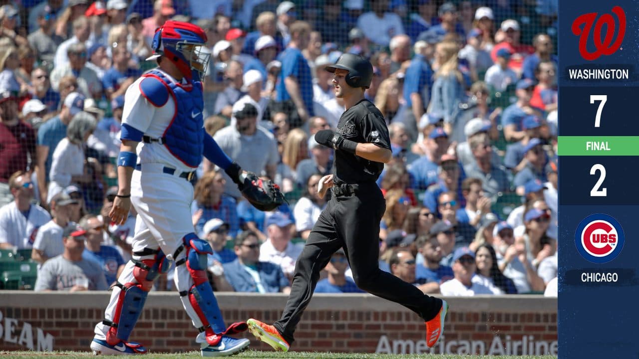 La ofensiva de los Nats sigue al rojo vivo y ganaron su cuarto duelo seguido, ahora ante los Cubs
