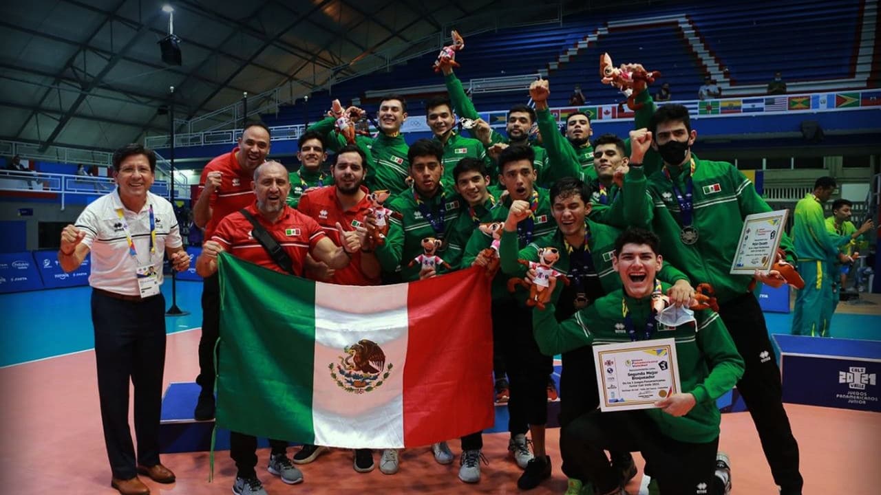 México gana la medalla de plata de voleibol en Juegos Panamericanos Junior