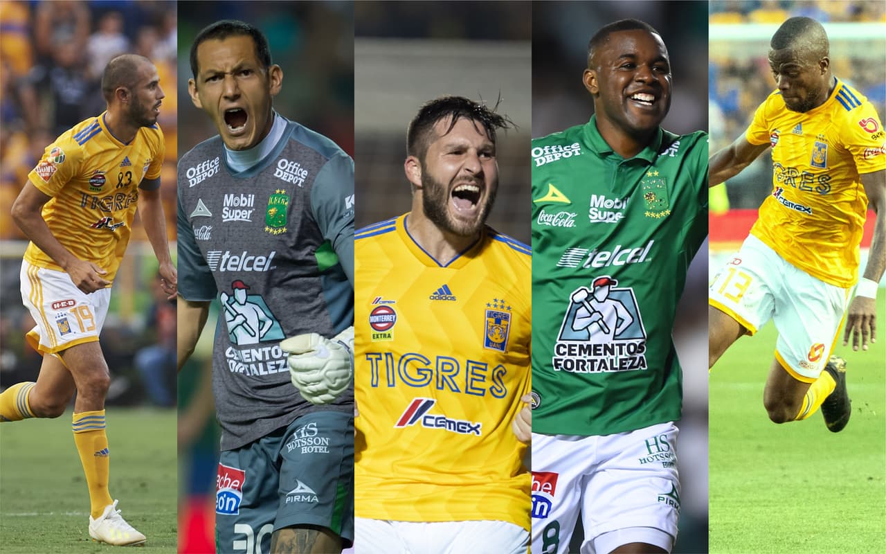 La Final del Clausura 2019 de la Liga MX presenta a dos equipos que tienen nóminas dispares pero con jugadores costosos. Aquí te presentamos a los 10 futbolistas más caros que verás disputar el título entre Tigres y León.