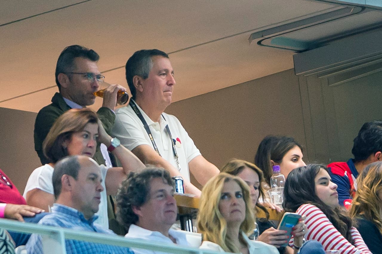 Jorge Vergara, dueño de Chivas, fue uno de los invitados especiales en el estadio en Guadalajara para la final.