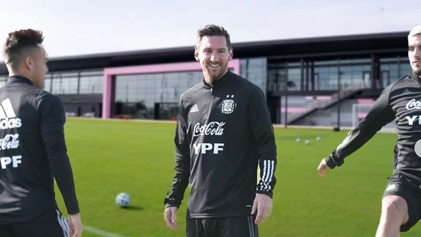 Messi llega a Miami para partido amistoso de Argentina rumbo a Qatar 2022