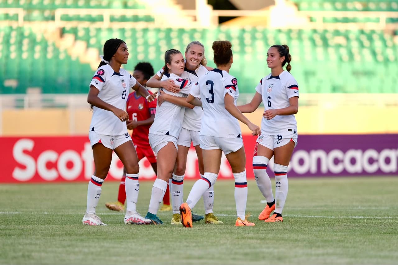 Estados Unidos golea a Panamá en su debut dentro del Campeonato Femenil Sub-20 de Concacaf