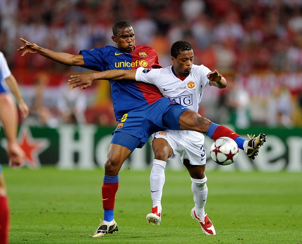 Samuel Eto'o. Uno de los mejores delanteros que ha visto el futbol, campeón de Champions con dos equipos diferentes. De despidió en el Catar Sc.