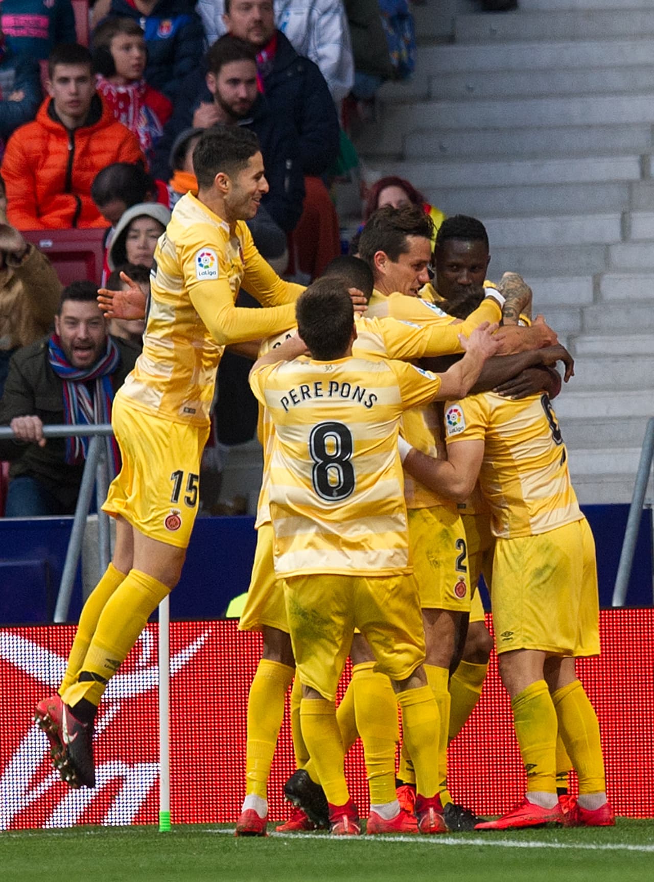 Séptimo gol de Cristian Portugués, 'Portu', en la presente edición de La Liga de España con el club de Montilivi.