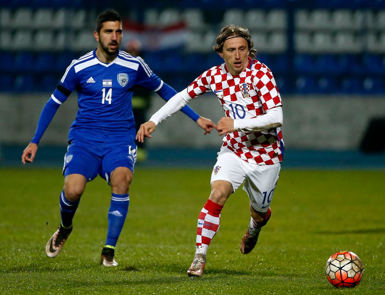 Luka Modric participó con su selección ante Israel