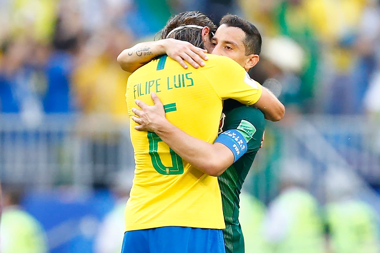 Al final del partido ganado por Brasil, aquellos dos adolescentes que se conocieron en La Coruña en 2007, se fundieron en un abrazo fraterno.