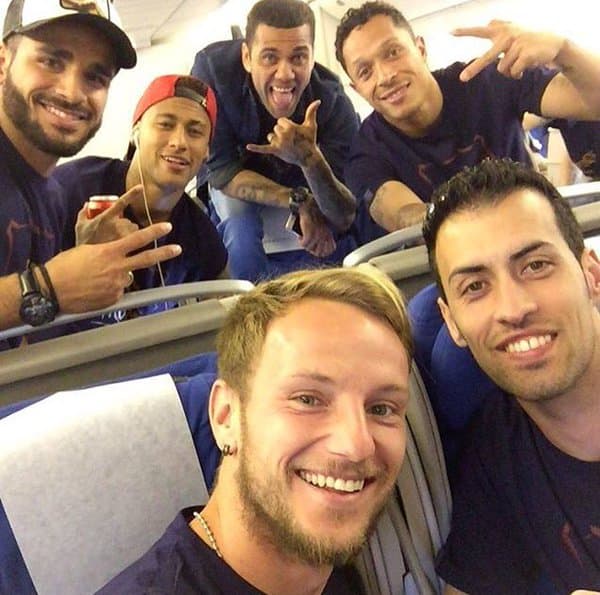 Feliz regreso a casa en autobús.