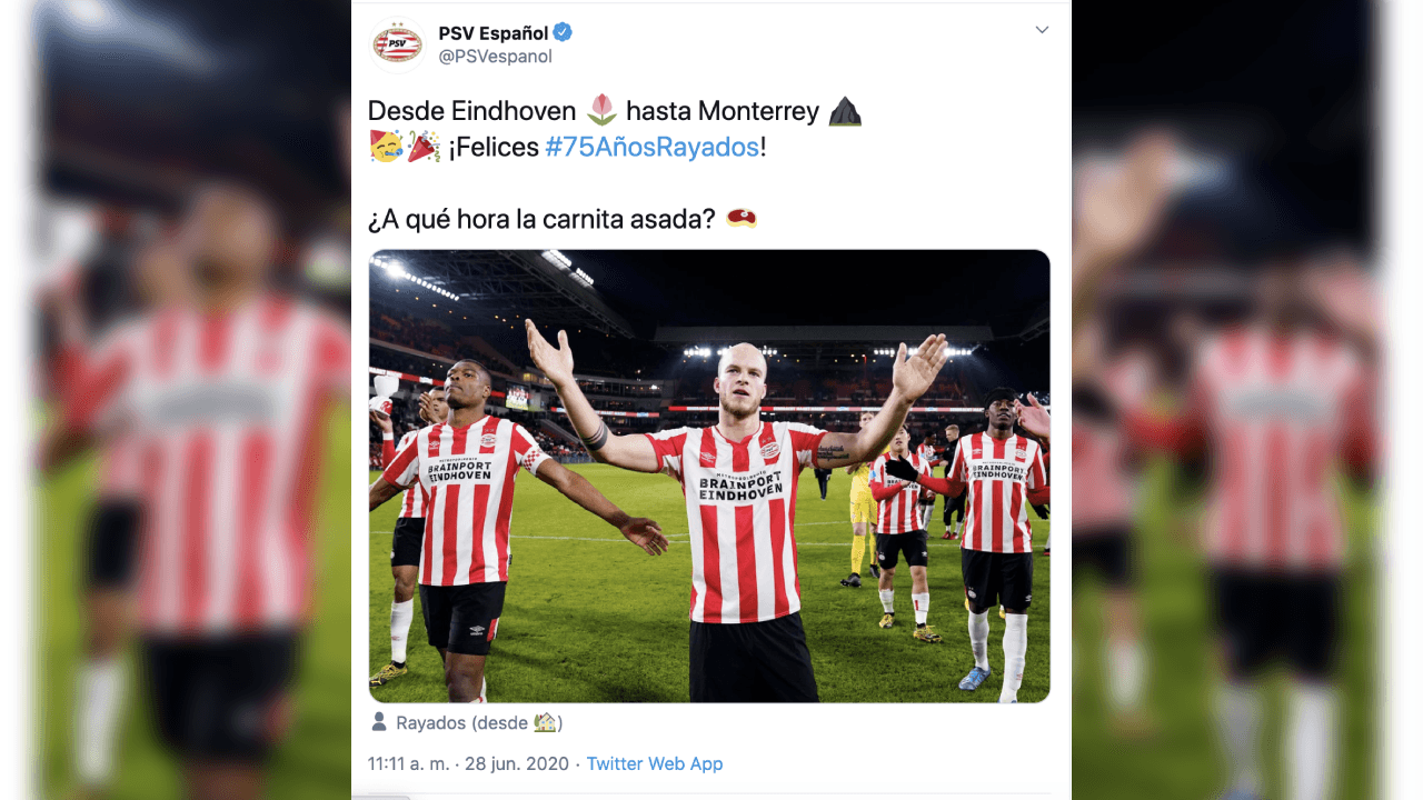 Así celebra el mundo futbolístico en México y en Europa para Rayados de Monterrey.