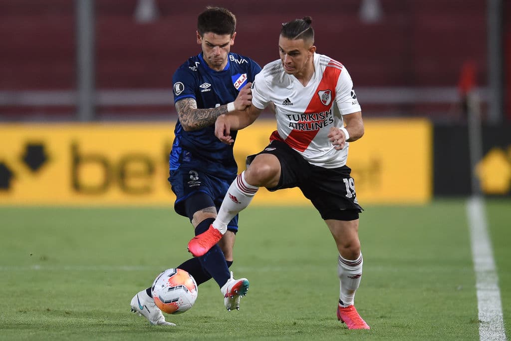 Con goles de Gonzalo Montiel al 67' y Bruno Zuculini al 90+6', River toma una cómoda ventaja en los cuartos de final.