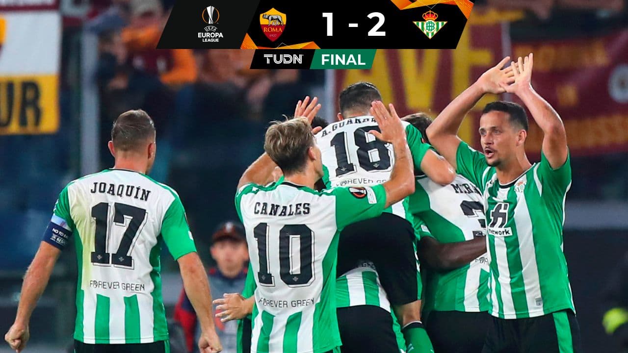 Roma 1-2 Betis en Europa League: marcador, resumen y goles