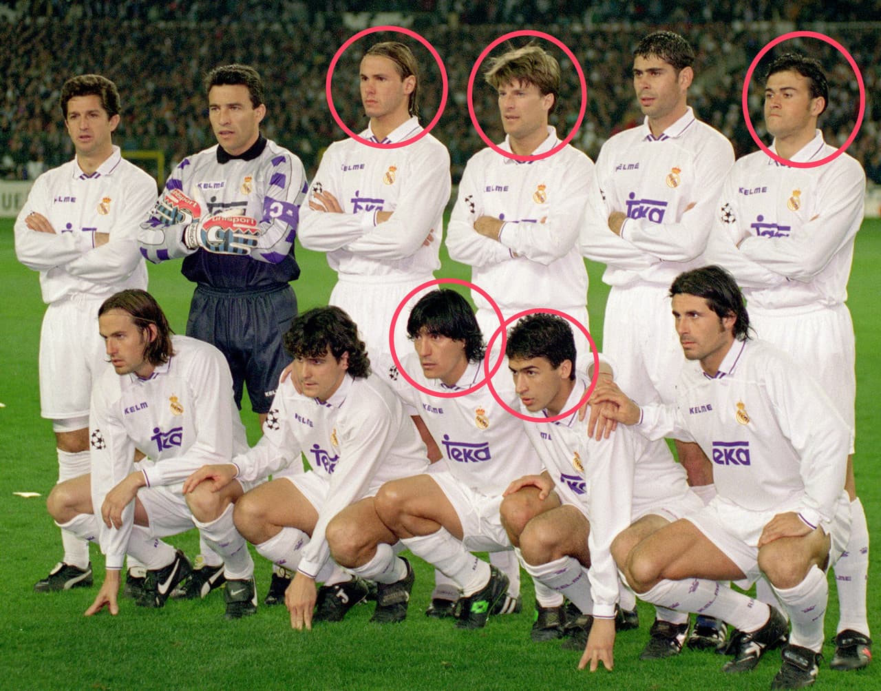 Con una escuadra merengue de época, Iván Zamorano ganó la Liga 1994-1995 y además anotó 77 tantos ligueros con la elástica blanca en cuatro años.