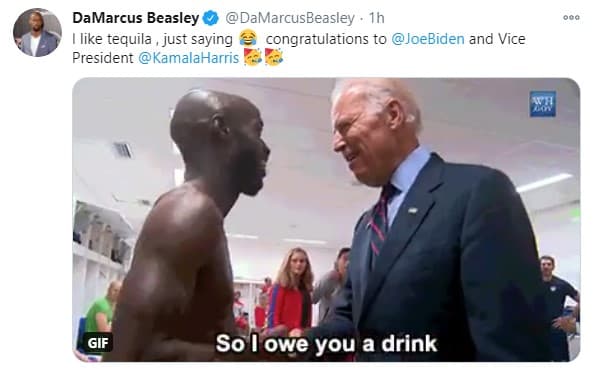 Así reaccionó el deporte a la victoria virtual de Biden | Donald Trump dejaría de ser presidente de los Estados Unidos y los atletas expresaron su sentir en redes sociales.