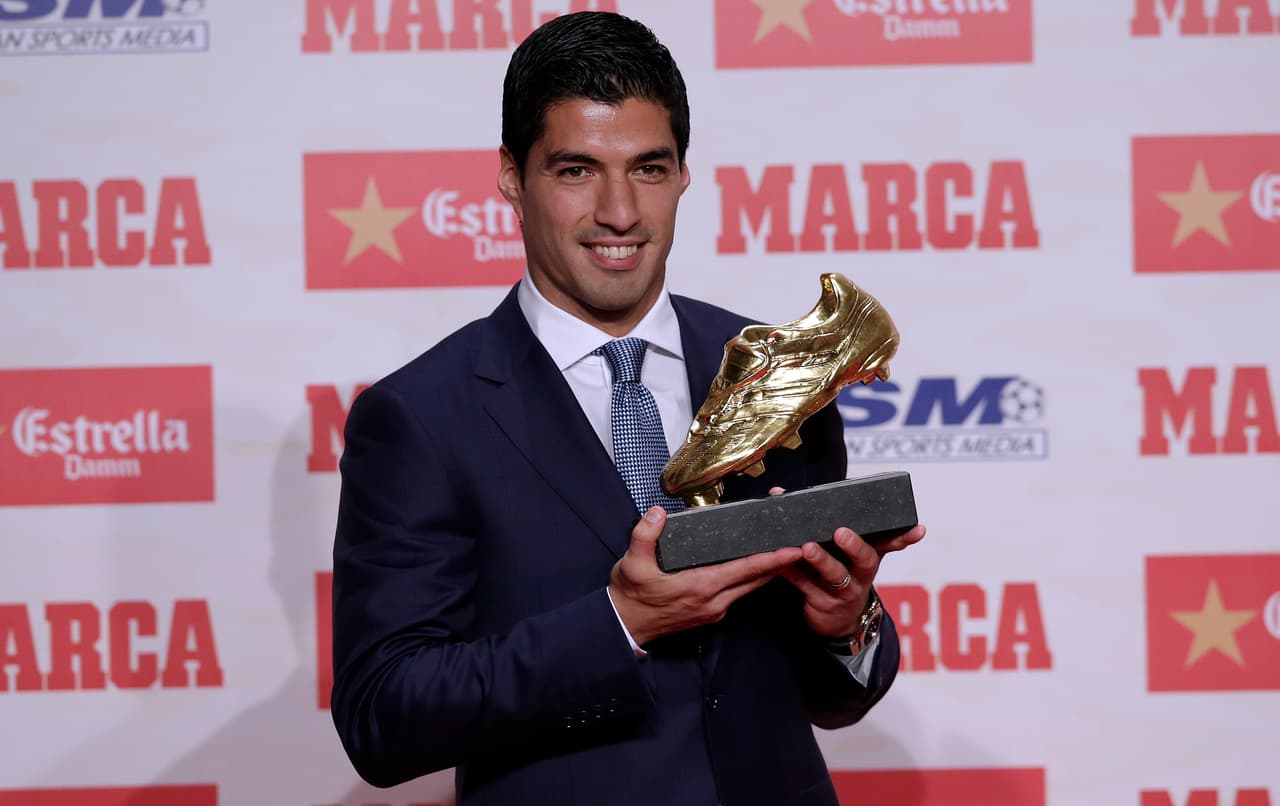 Durante la temporada 2013/14, Cristiano Ronaldo compartió este galardón con Luis Suárez.