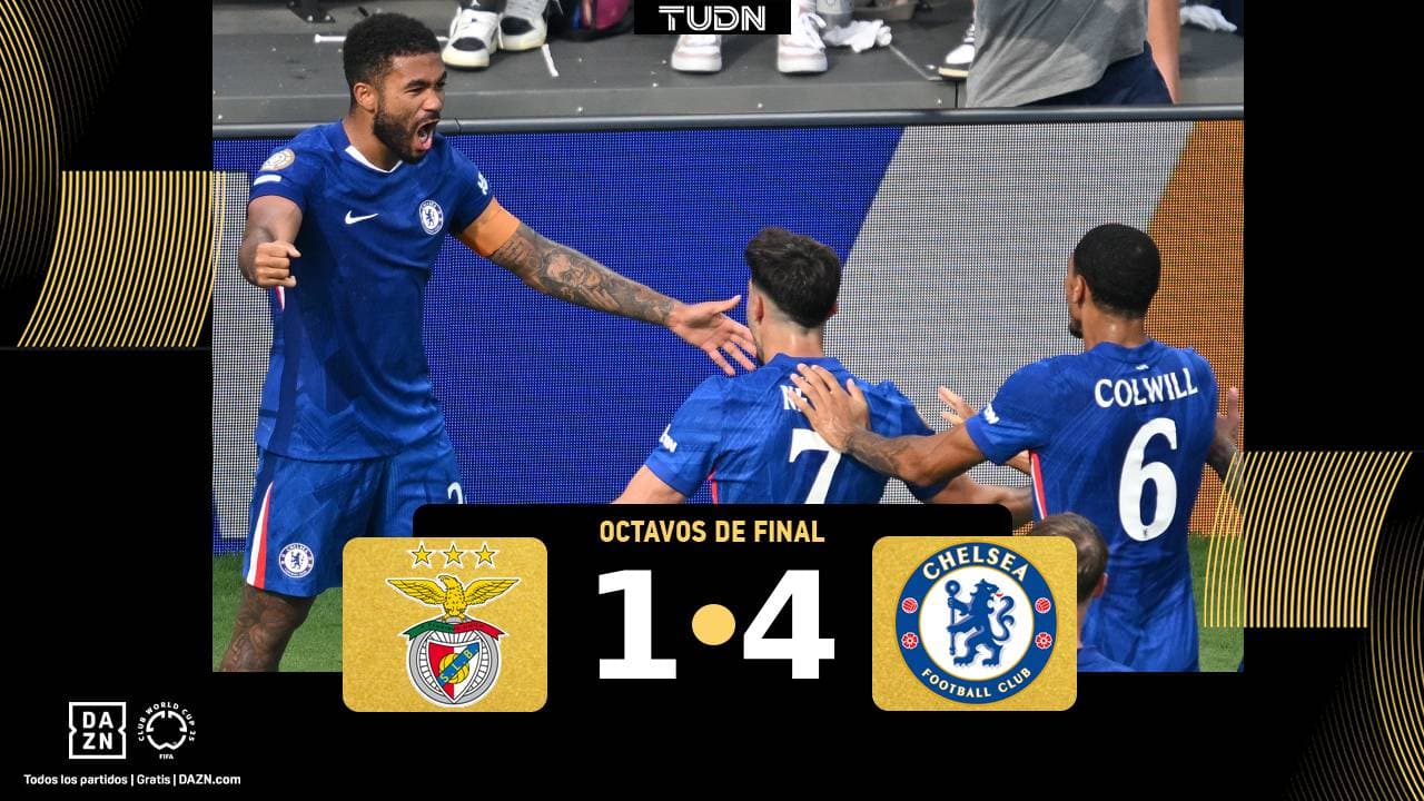 Chelsea anota tres goles en tiempos extra y elimina al Benfica
