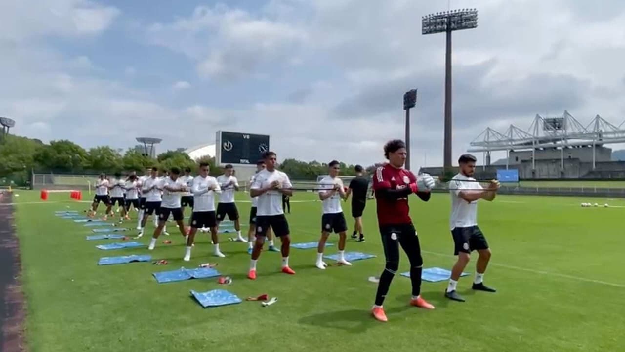 La Selección Mexicana ya entrena en Japón