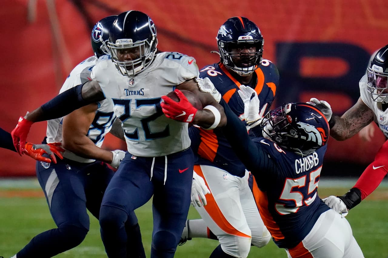 Derick Henry brilla en el juego al romper las 100 yardas, y los Titans consiguen la victoria 16-14 sobre los Denver Broncos.