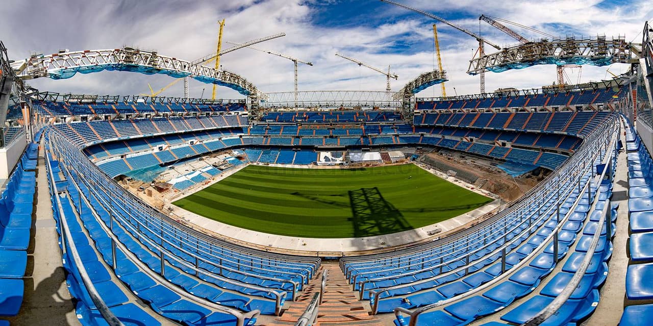 Las obras del Santiago Bernabéu continúan a marchas forzadas y ya se comienzan a completar estructuras importantes de la remodelación.