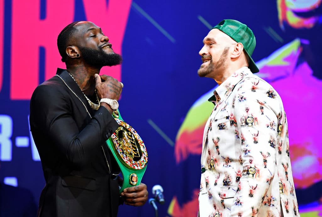 Entre sonrisas y bromas, Deontay Wilder y Tyson Fury presentaron la segunda pelea por el título mundial de los pesados que ostenta Wilder, será en febrero.