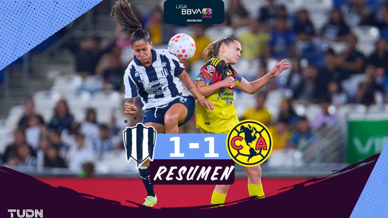 Monterrey empata con América en la Ida de los Cuartos de Final de Liga MX Femenil