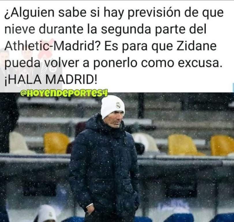 Los mejores memes de la eliminación del Real Madrid | Los de Zidane se quedaron a un paso de llegar a la Final de la Supercopa y las redes ‘tundieron’ al cuadro merengue.