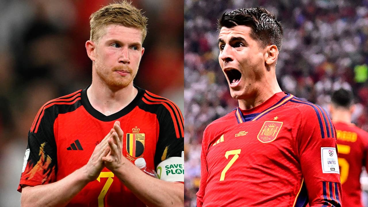 De Bruyne y Morata se estrenarán como capitanes con Bélgica y España respectivamente en las Eliminatorias de la Euro 2024