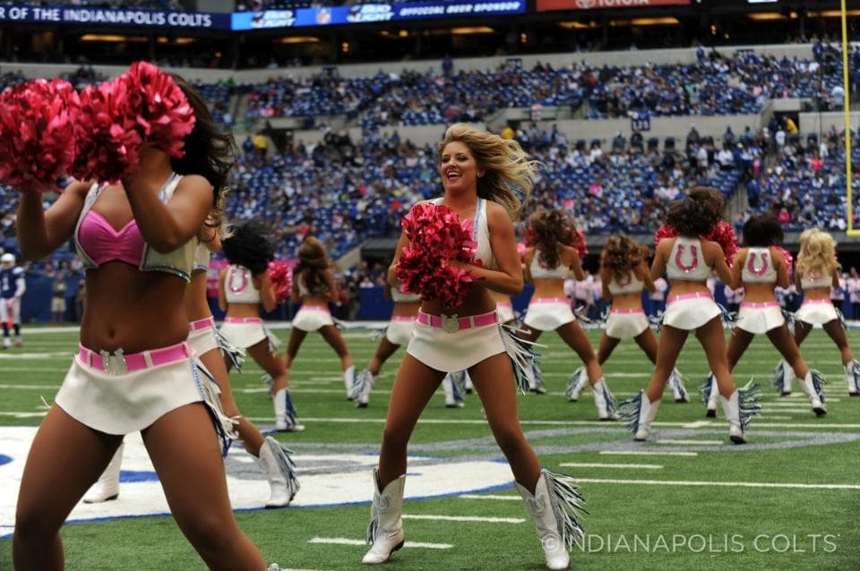 Checa esta belleza de las cheerleaders de los Indianapolis Colts (Foto: Indianapolis Colts)