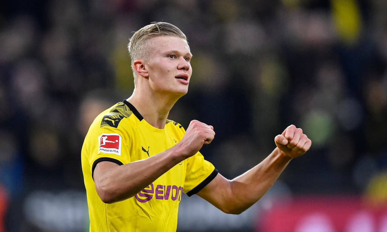 Erling Haaland, Borussia Dortmund, 19 años y su valor es de 47.83 millones de euros.