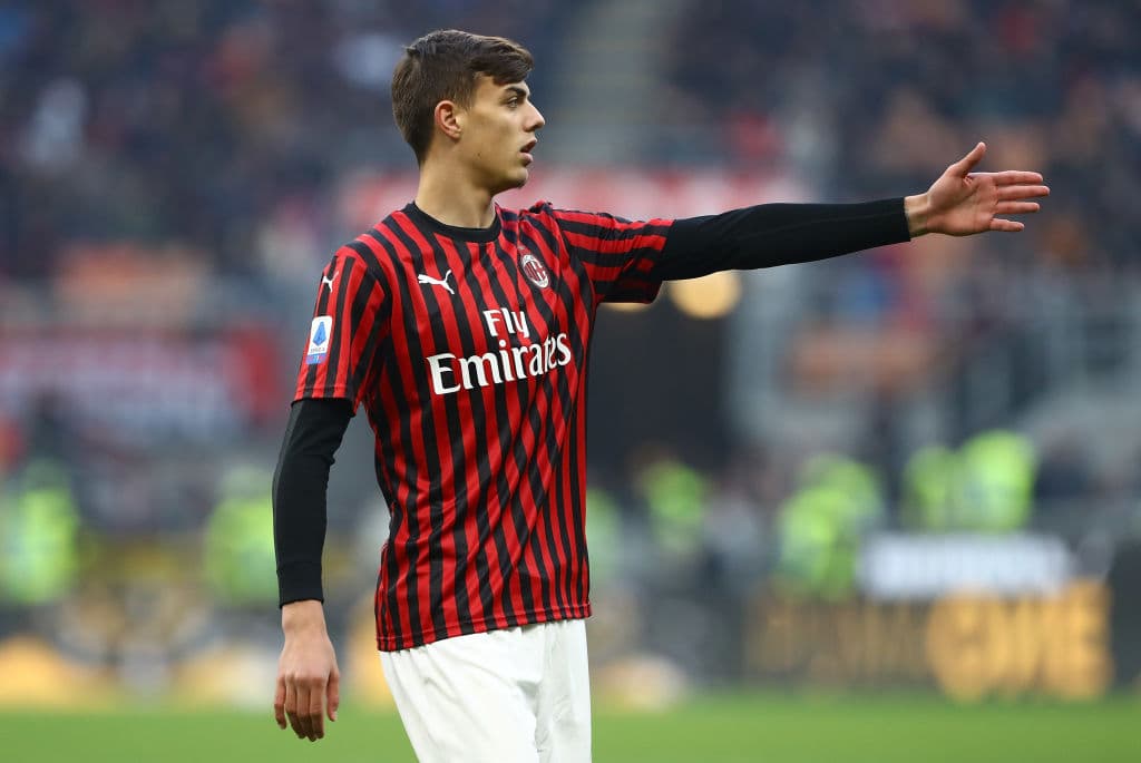 Daniel Maldini del AC Milan.