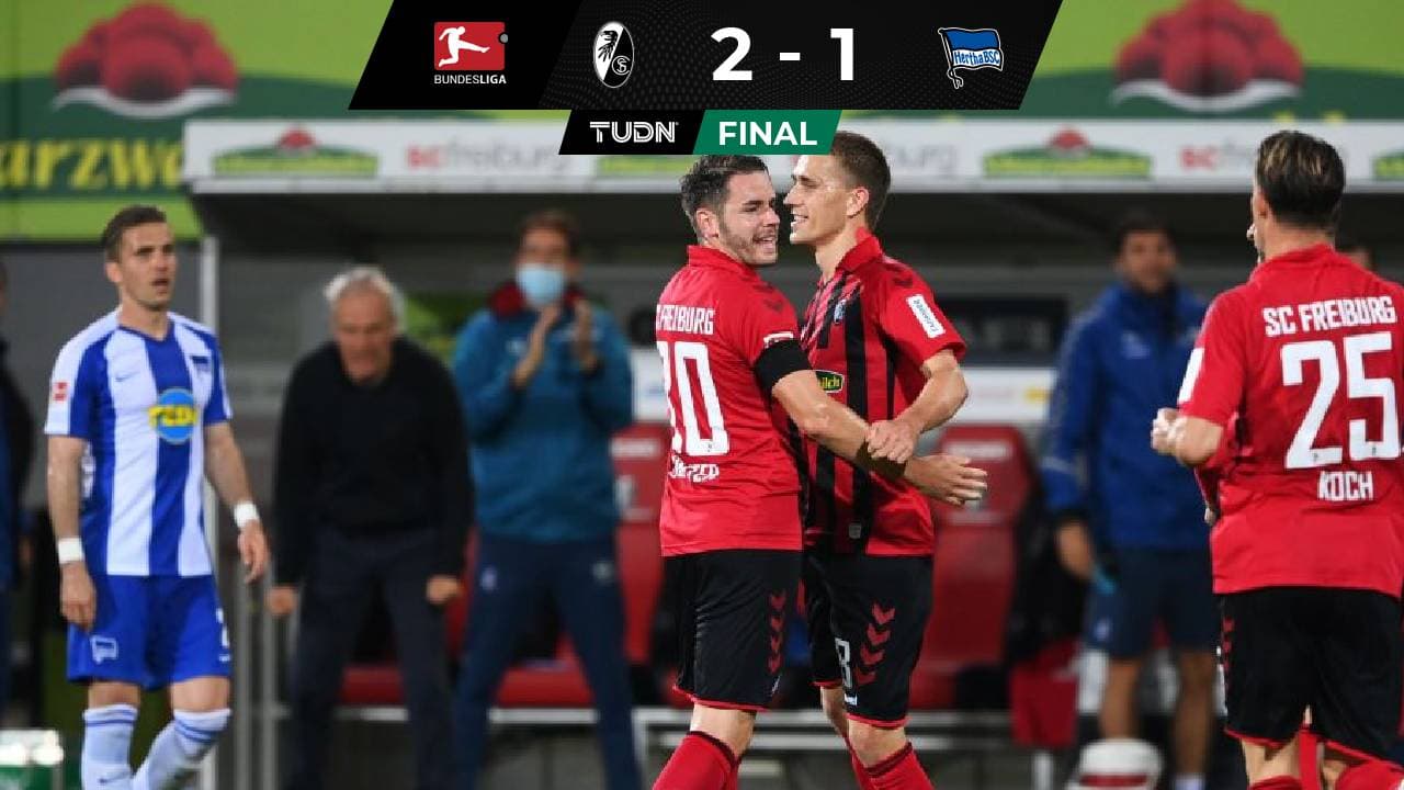 Friburgo vence al Hertha y entra parcialmente a puestos europeos