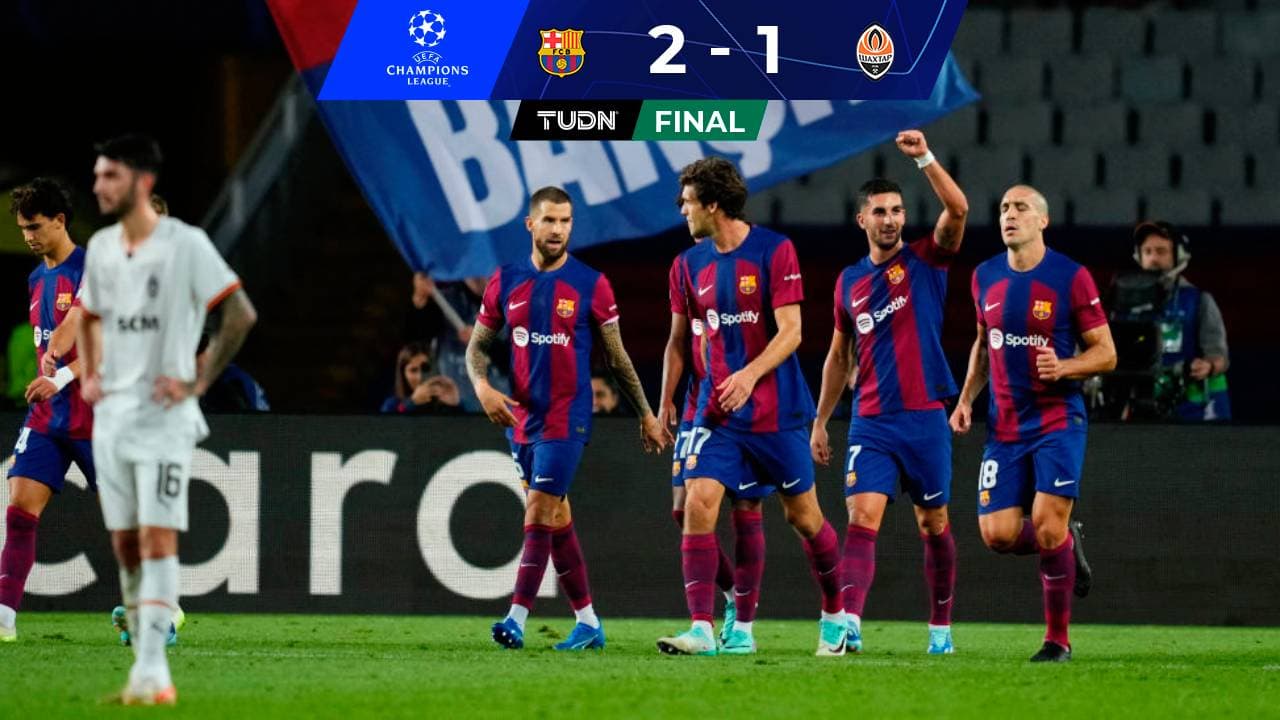 Qué sufrir... Barcelona vence al Shakhtar con el reloj en la mano