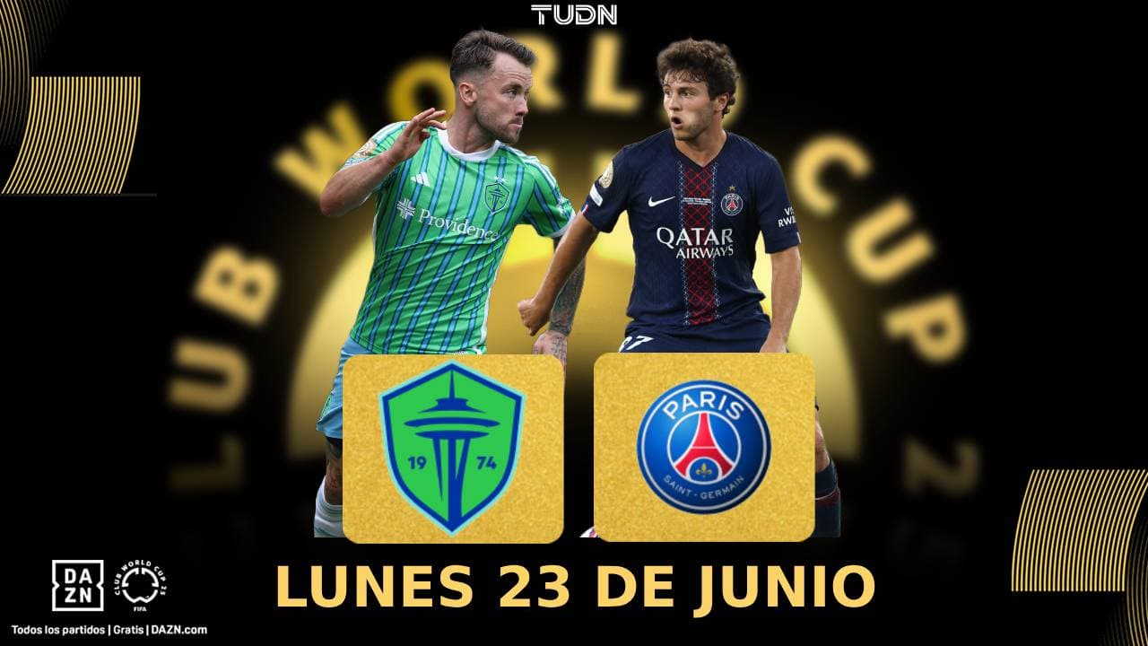 Horario y dónde ver el partido Seattle Sounders vs. PSG del Mundial de Clubes