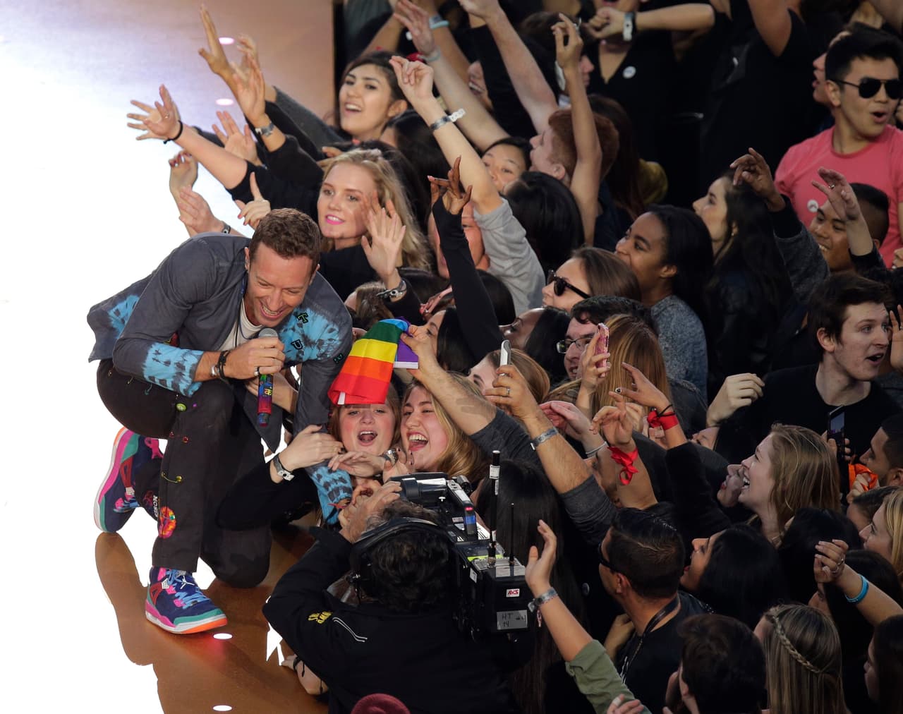 Los fans se entregaron a Coldplay.