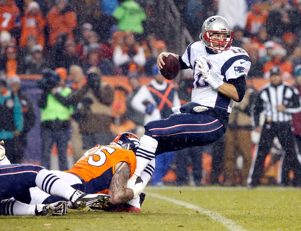 Los Broncos rompieron con la racha ganadora de los Patriots con un marcador en tiempo extra de 30-24. Checa las mejores tomas del sorprendente duelo.