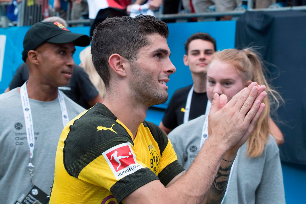 <b>8. Christian Pulisic (Borussia Dortmund - 19 años - Extremo) - </b>72 millones de dólares.
