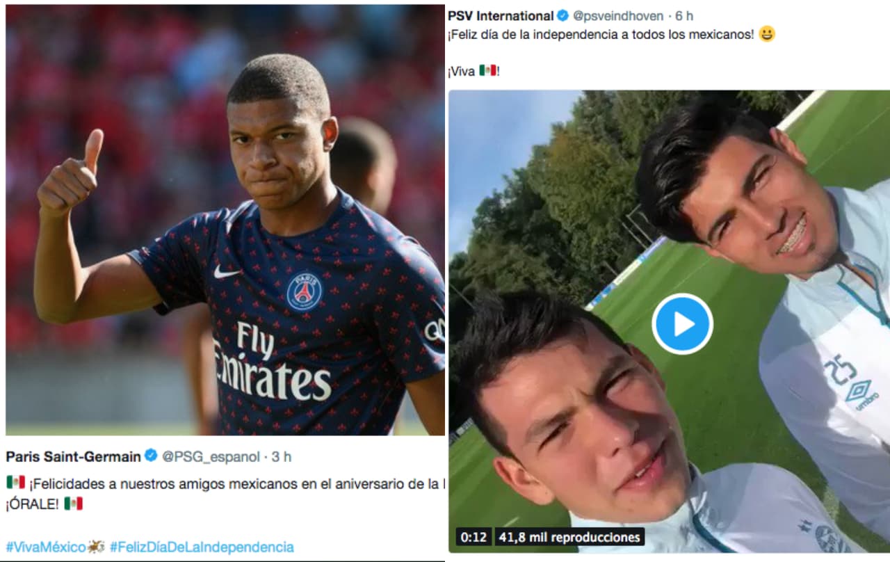 Los representantes del deporte mexicano y otros a nivel internacional se integraron en los saludos de felicitación y alegría por el Día de la Independencia de México.