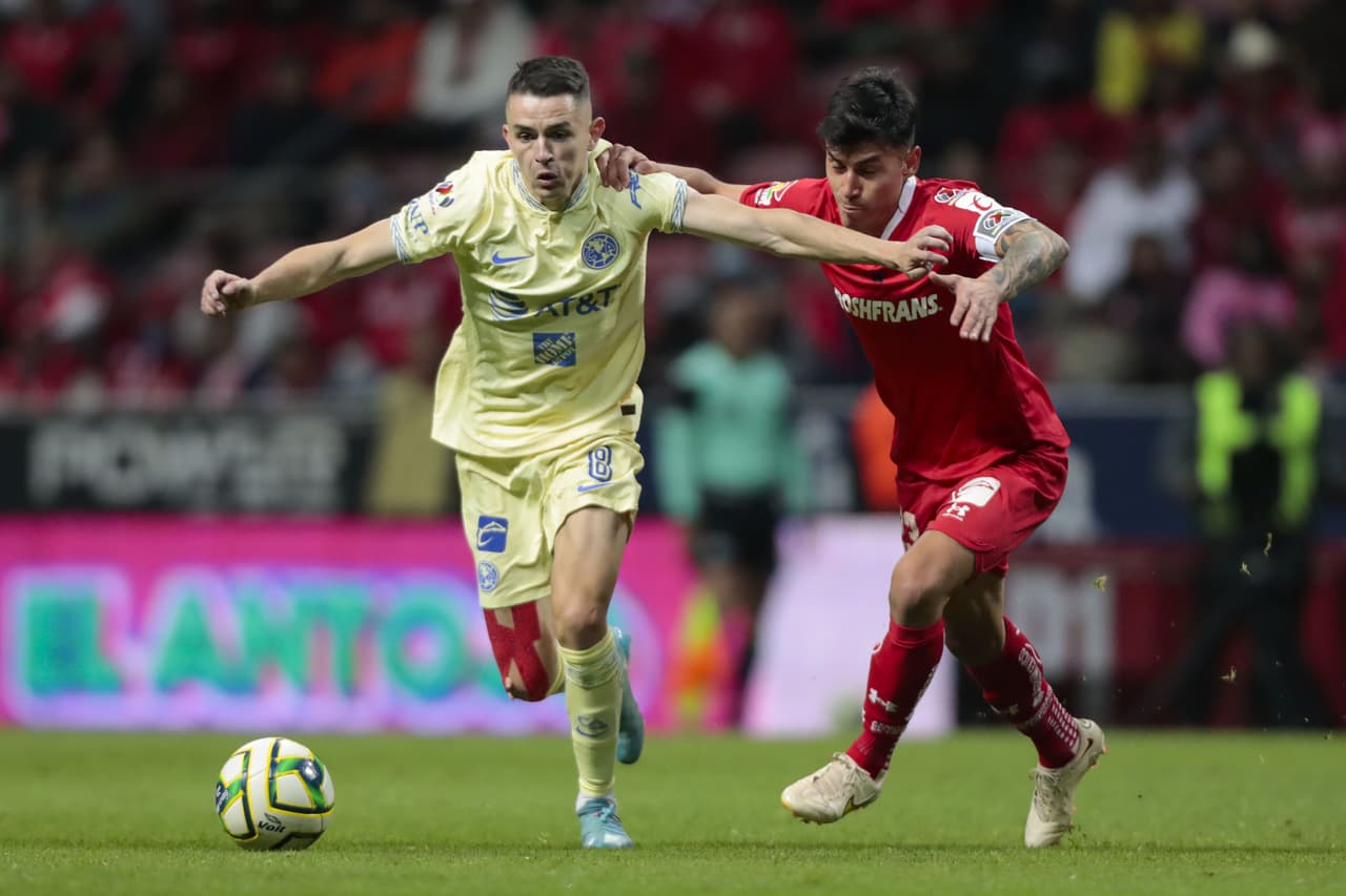 Toluca y América protagonizaron un partido vibrante en la Jornada 2 del Clausura 2023 que terminó en empate 2-2 en el Estadio Nemesio Diez.