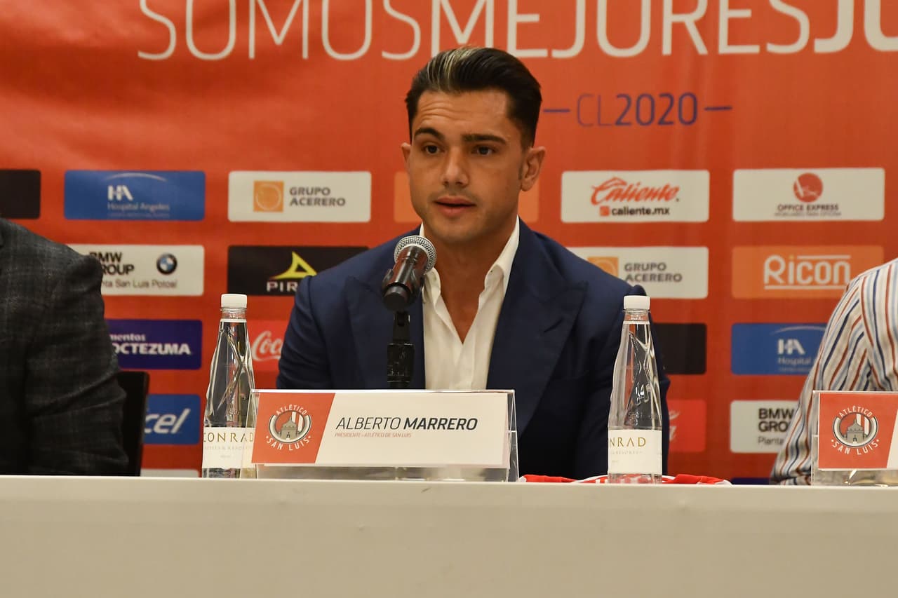 Alberto Marrero, presidente del Club Atlético San Luis.