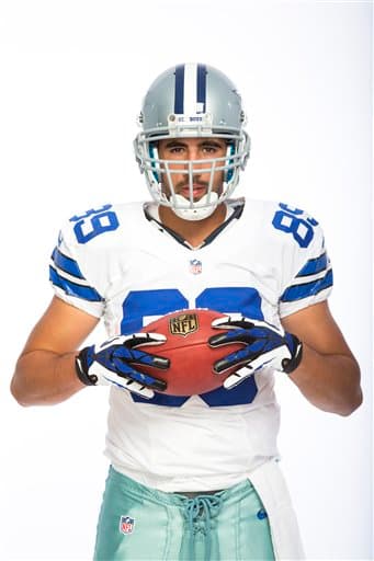 El TE de los Dallas Cowboys entra a su tercer año en la NFL este 2015, checa sus mejores imágenes (AP-NFL).