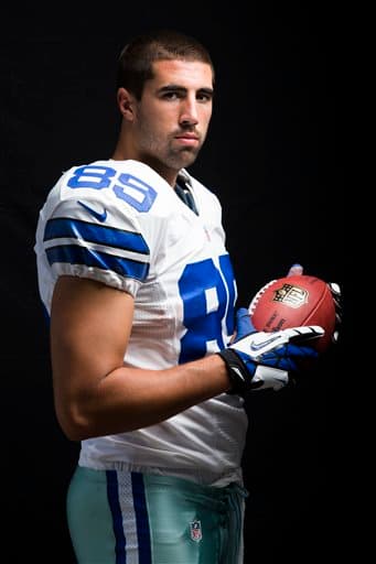 El TE de los Dallas Cowboys entra a su tercer año en la NFL este 2015, checa sus mejores imágenes (AP-NFL).