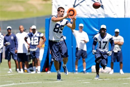 El TE de los Dallas Cowboys entra a su tercer año en la NFL este 2015, checa sus mejores imágenes (AP-NFL).