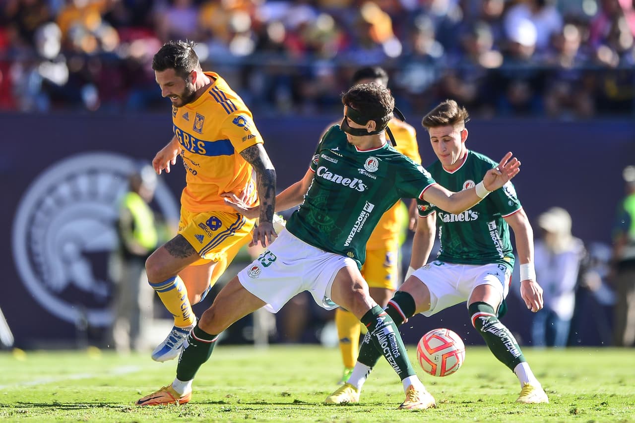 Tigres goleó a domicilio al Atlético San Luis en la Jornada 17 del Apertura 2022 para asegurar el quinto puesto y eliminar a los locales de la Liguilla.
