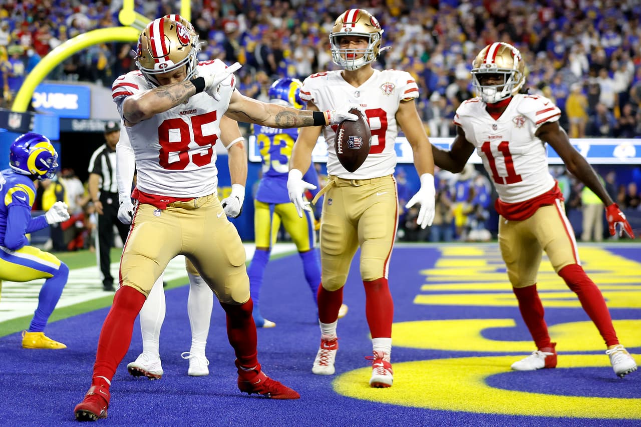 Los San Francisco 49ers se enfrentaron a Los Angeles Rams en la Final de la Conferencia Nacional.