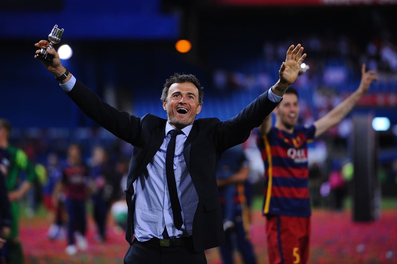 En esa temporada hubo triplete, ya que también fue campeón de la Copa del Rey.