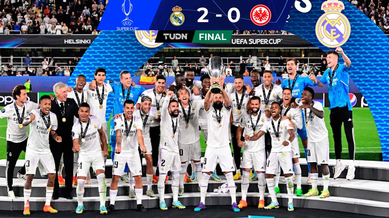 Após bater o Eintracht Frankfurt por 2x0, Real Madrid alcança status de  maior campeão da Champions e Supercopa