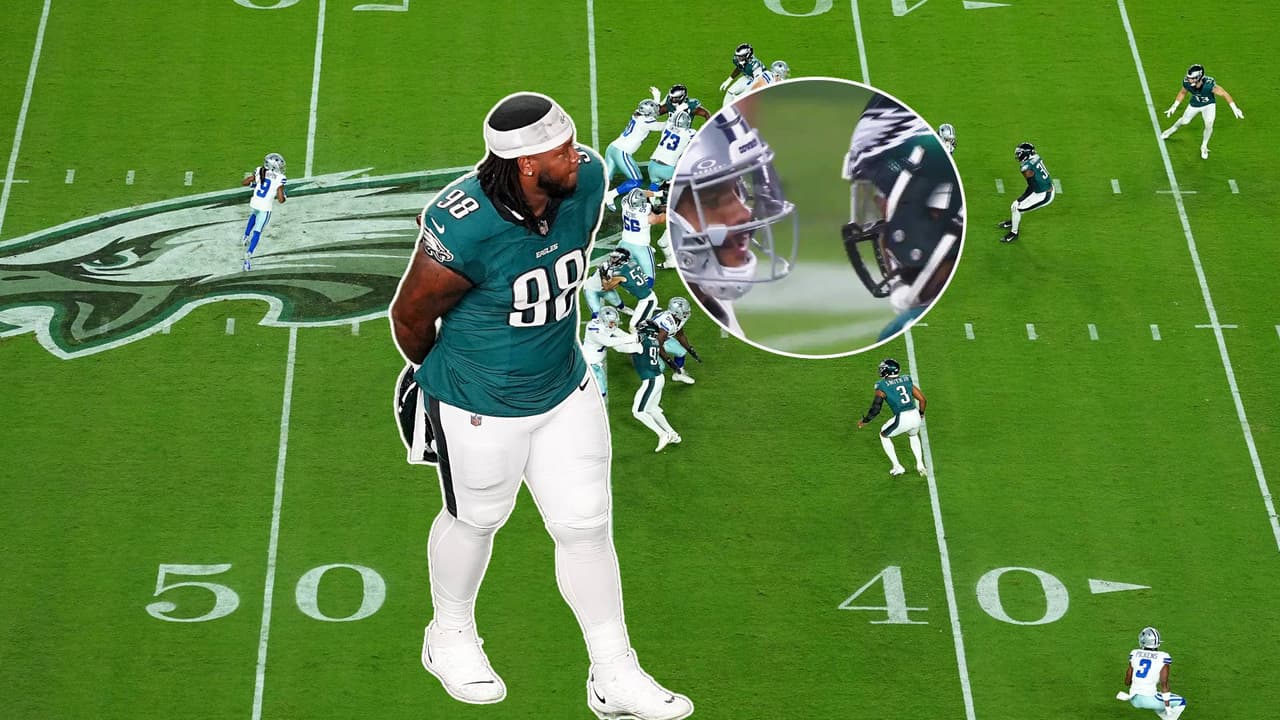 Este es el castigo a Jalen Carter tras escupir a Dak Prescott